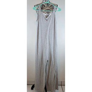 Caution to the Wind Womens S Jumpsuit Striped Sleeveless Cropped Straight Leg